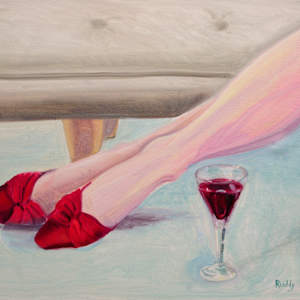 Red Shoes and Red Wine by Sally Ruddy