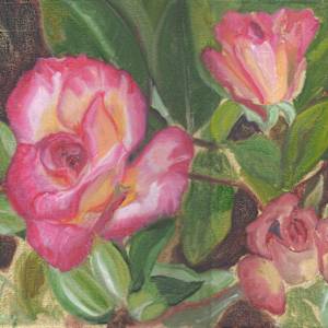 Rose Triad by Sally Ruddy, Image 1.