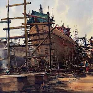 Dockyard by Aye Min, Image 7.