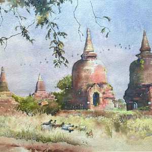 Bagan by Mya Thaung, U, Image 7.