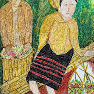 Fruit Vendors by K.M. Nyunt (Mogok)