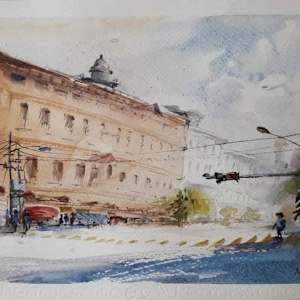 Pansodan Rd by Aye Soe