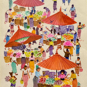 Market (2020) by Maung Thiha