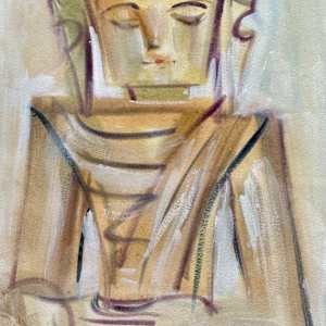 The Statue of Buddha (2014) by Moat Thone