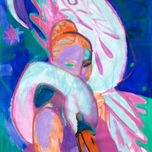 Leda and Swan by Baroque Anarchist