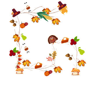 07.Thanksgiving Theme - Alphabets by Kriyas Collection