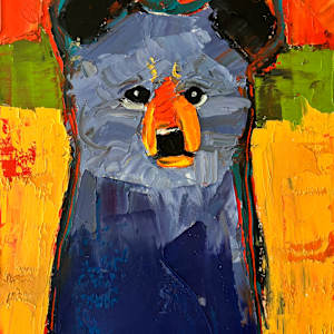 Blue Bear Print by Sarah Wold