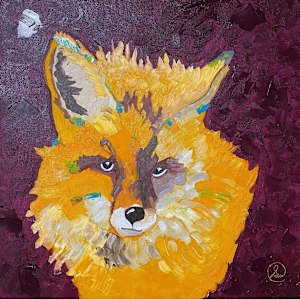 Big Orange Fox by Sarah Wold