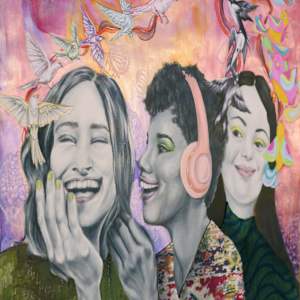 Symphony by Allise Noble  Image: Angled view to show the metallic sheen