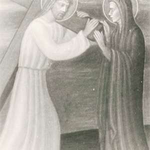 Gesù incontra sua madre (via Crucis stazione n.4) by Salvatore Cascone