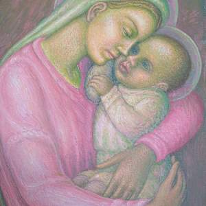 Madonna con Bambino (1969) by Salvatore Cascone