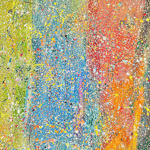 Polluck Study - Rainbow by Aaron Adkins, Image 1.