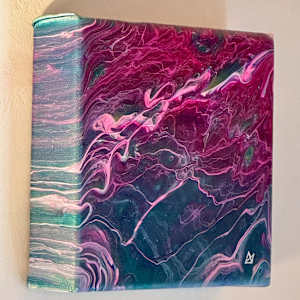 Tempest - Acrylic Pour Art by Aaron Adkins, Image 2.