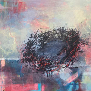 Return to Joy by Laura McRae-Hitchcock  Image: Early process painting 