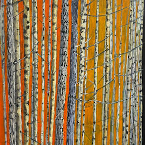 Orange Trunks by Tom Gale