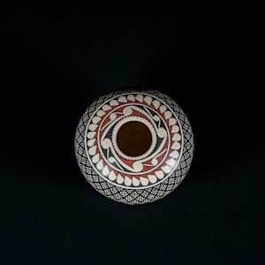 Small Classic Pot with Stand by Graciela Gallegos