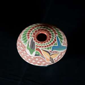 Hummingbird Pot by Janet Pedregon