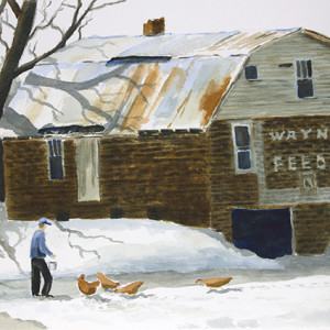 Wayne Feeds Barn, Coal City by Robin Edmundson