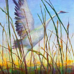 Flight at Sunset by Gini Crepps