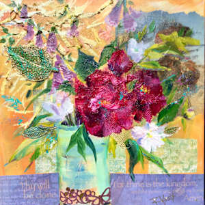 Dalliance With Peonies by Robin Knox