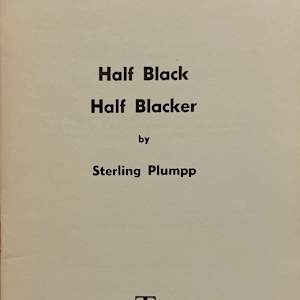 Half Black, Half Blacker by Sterling Plumpp, Image 3.