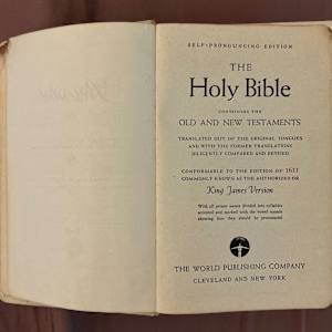 Emma's Bible  Image: page 1