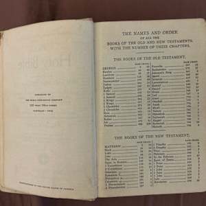 Emma's Bible  Image: pages 2 & 3