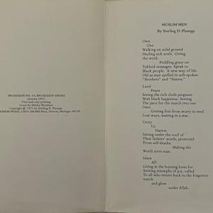 Muslim Men by Shirley Woodson, Sterling D. Plumpp, Image 2.