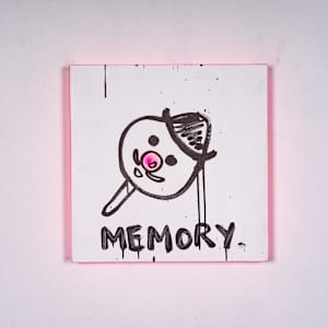 Memory, (The Periodic Table of You) Pink Edge by Gregory Siff