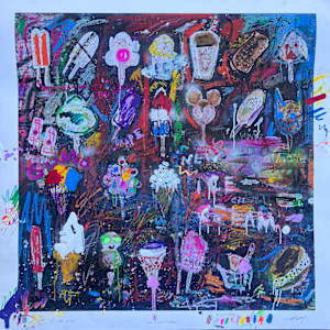 New Sold Out Helado (1/1 ) Framed by Gregory Siff 