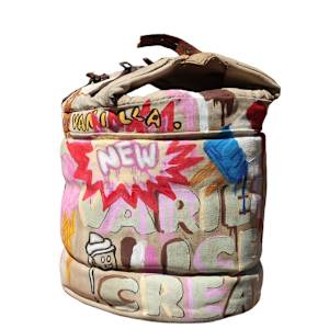 Vintage Military New Ice Cream Cooler Chest by Gregory Siff