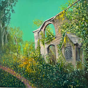 Forested Lodge by Eithne O'Riordan
