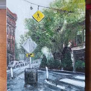 Crossing in the Rain by Sam Larson