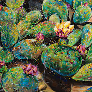 Cacti 24X48" by Emily Dwan, Image 1.