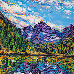 Maroon Bells Purple by Emily Dwan, Image 1.