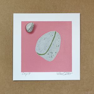 Day 17 by Maren Oates  Image: Print with inspiration rock