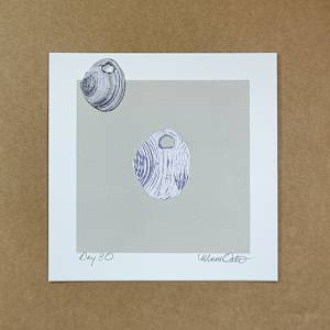 Day 30 by Maren Oates  Image: Print with inspiration shell
