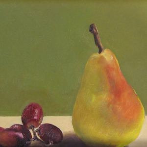 Red Grapes by Barbara Henris