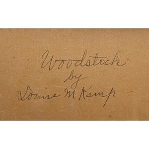 Woodstock by Louise M Kamp (American, 1867-1959) 
