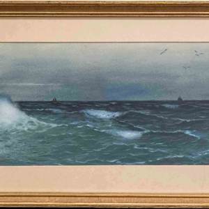 Untitled Seascape by William Trost Richards  (1833-1905)