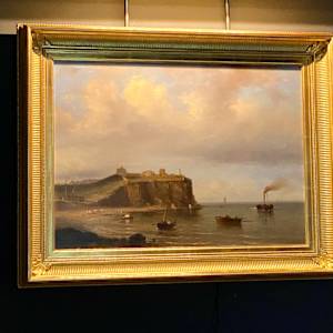 Elizabeth Castle Isle of Jersey by Mauritz Frederick Hendrik De Haas (1832-1895) 