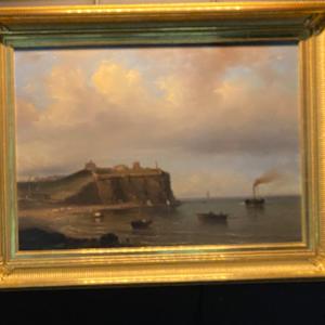 Elizabeth Castle Isle of Jersey by Mauritz Frederick Hendrik De Haas (1832-1895) 