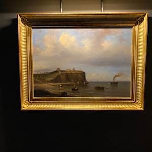 Elizabeth Castle Isle of Jersey by Mauritz Frederick Hendrik De Haas (1832-1895) 