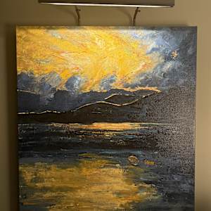 Yellow Sunset by Anne Crowley (1960- )