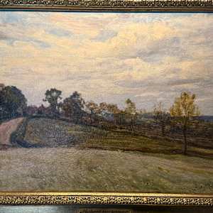 Untitled Landscape by Hubert Von Herkomer, Sir Hubert Von Herkomer (1849-1914) 