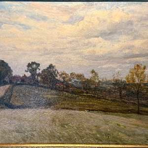 Untitled Landscape by Hubert Von Herkomer, Sir Hubert Von Herkomer (1849-1914)