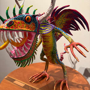 Dragon with Tongue Out by Talle Los Negrete