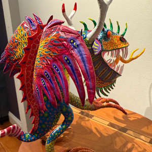 Dragon with Tongue Out by Talle Los Negrete 