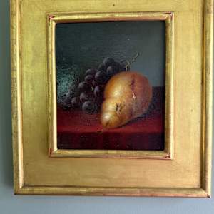 Grapes and Pear by Morston Constantine Ream (1840-1898) American