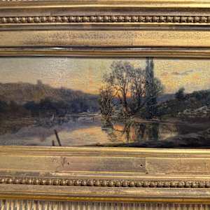 Evening by Louis Emile Dardoize (1826-1901)